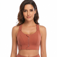 Front-Zip Support Bra