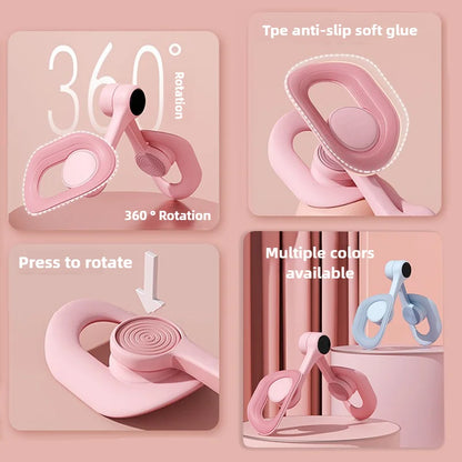 Non-Slip Pelvic Floor Muscle Trainer Comfortable Thigh Exerciser for Leg & Butt Training Postpartum Recovery Leg Trainer